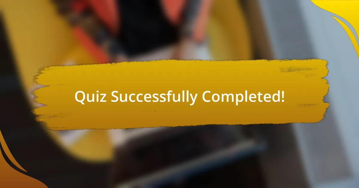 Quiz Successfully Completed!